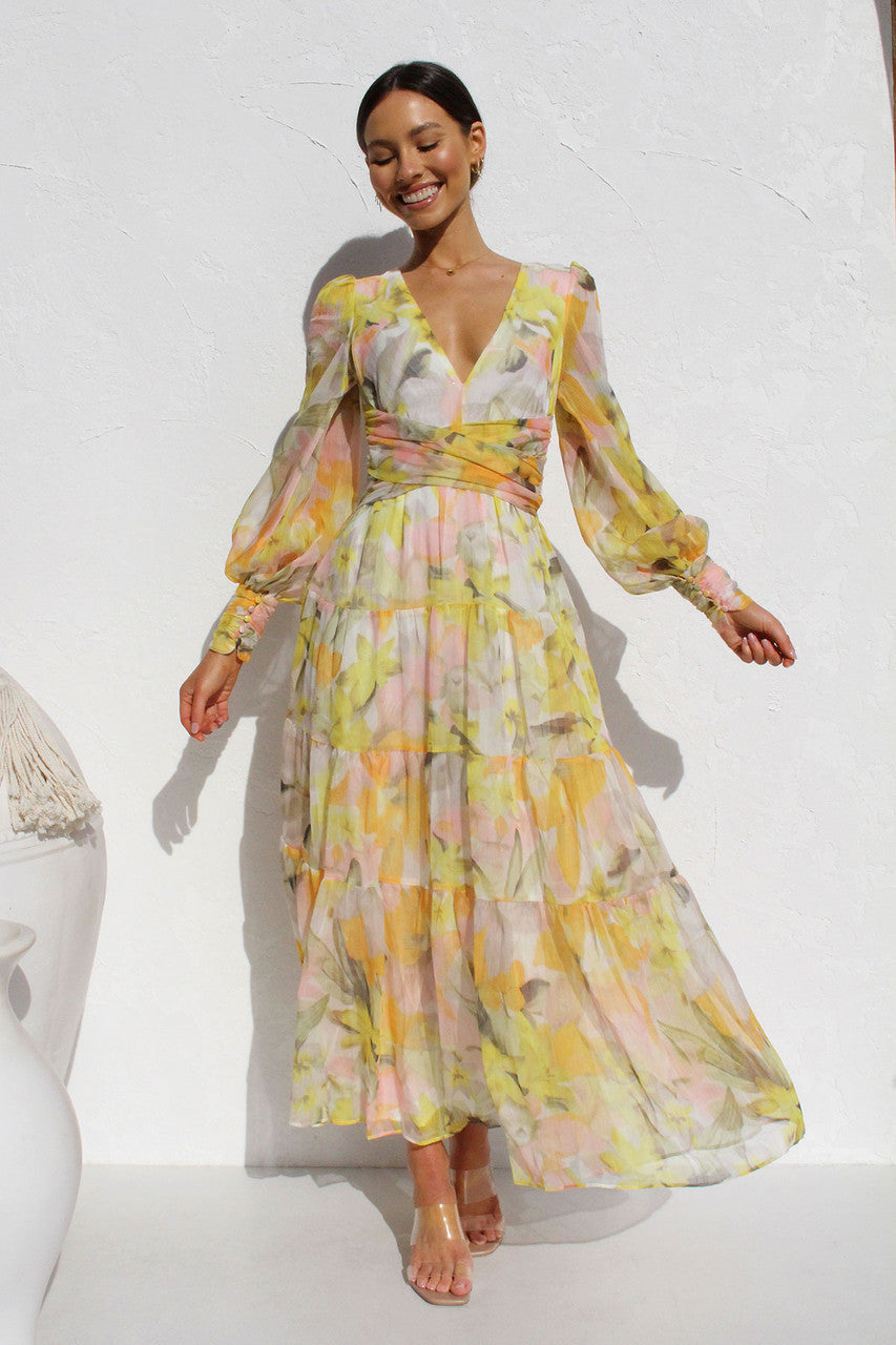 Levoire | Robe À Enrouler Avec Motif Floral Pour Femmes