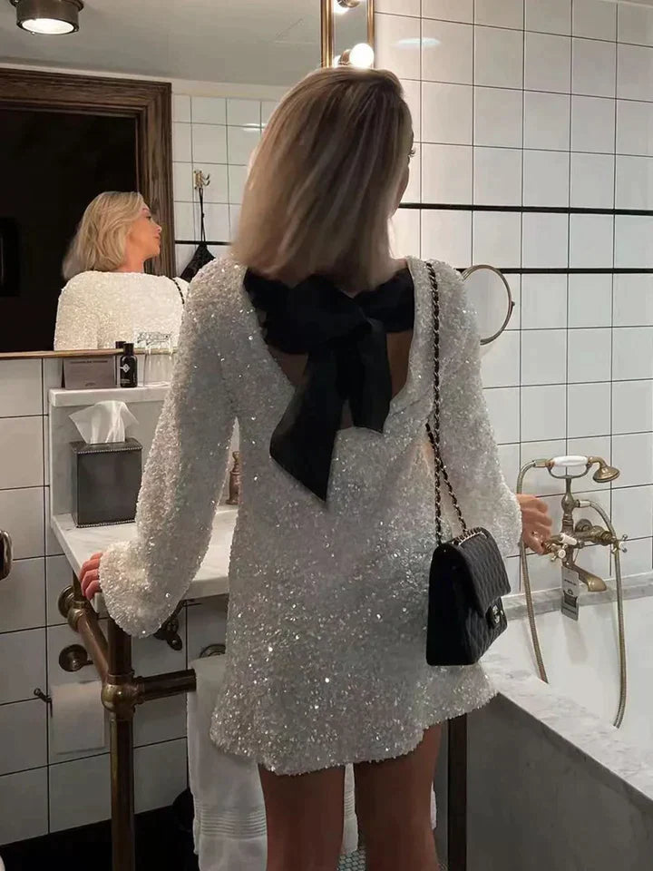 Levoire | Robe Scintillante Blanc