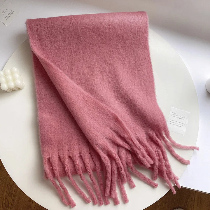 Levoire | Écharpe De Luxe En Cachemire Pour Femme Avec Franges