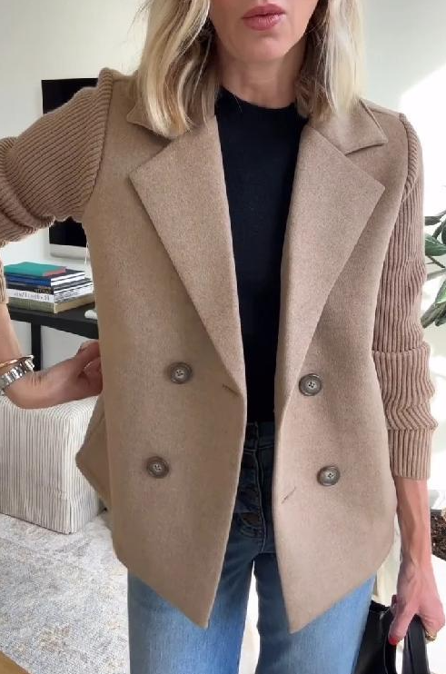 Levoire | Renton veste à boutons Braun