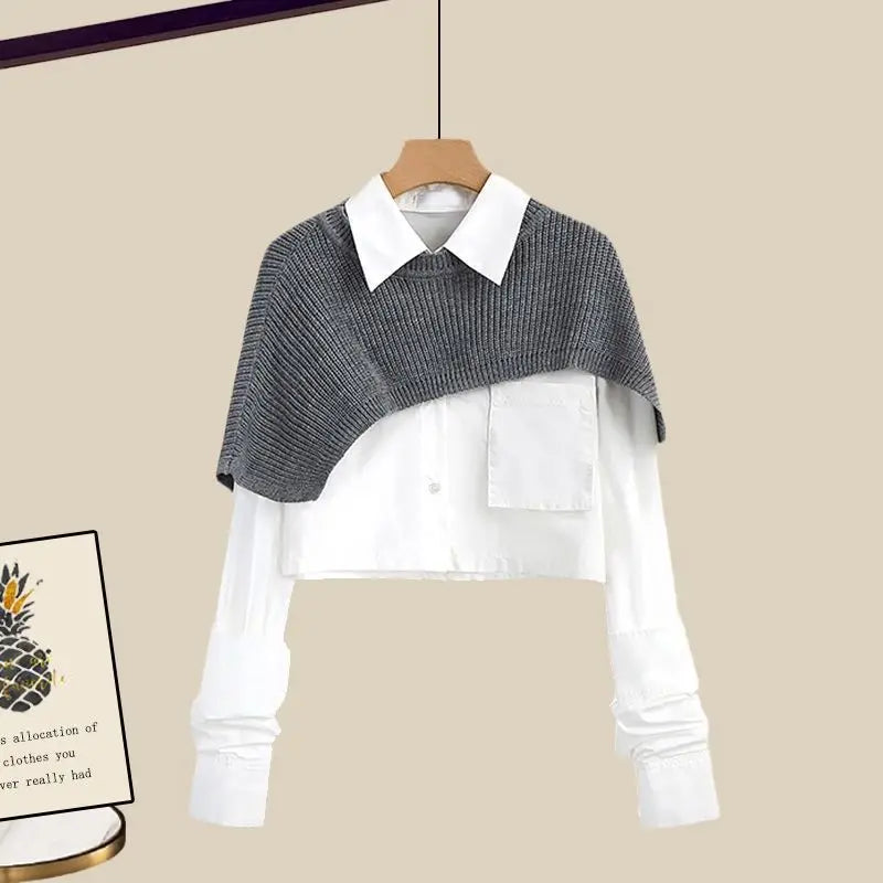 Levoire | Tenue Tricotée À La Mode Haut gris
