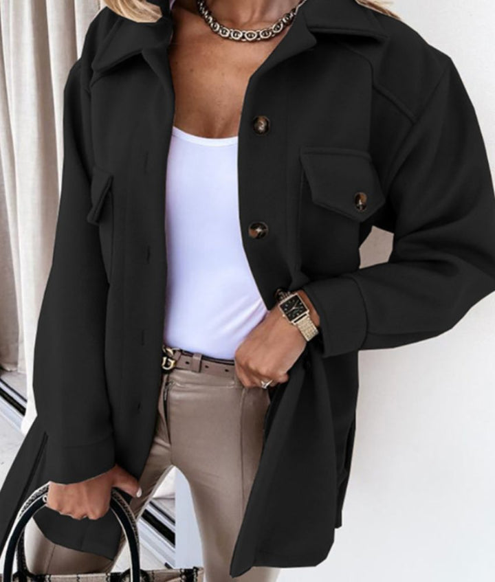 Levoire | Veste de printemps élégante Noir