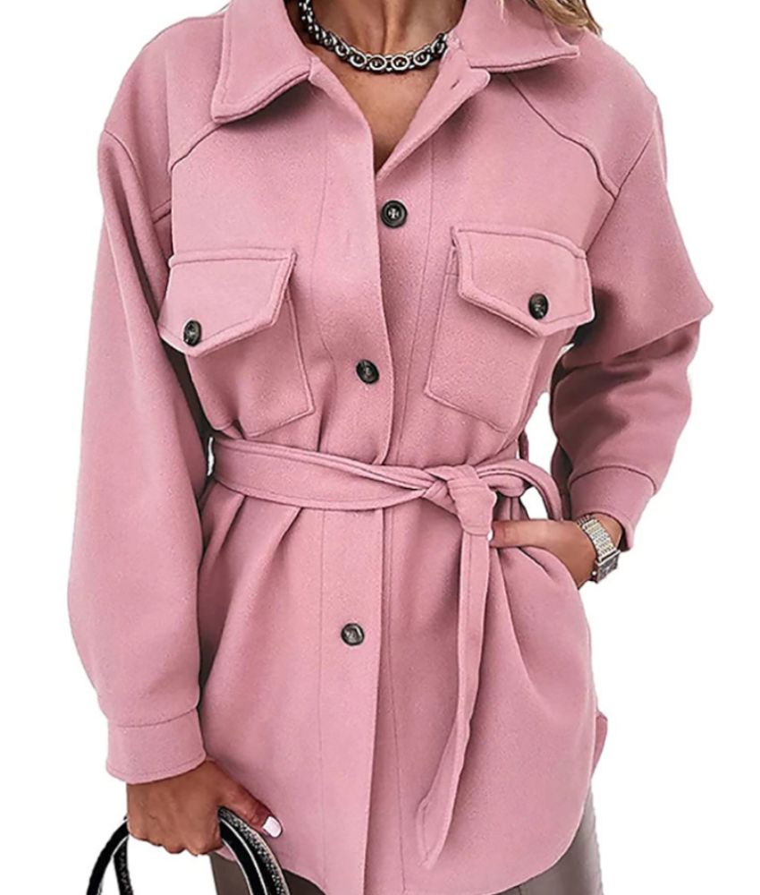 Levoire | Veste De Printemps Élégante Abena Rosa