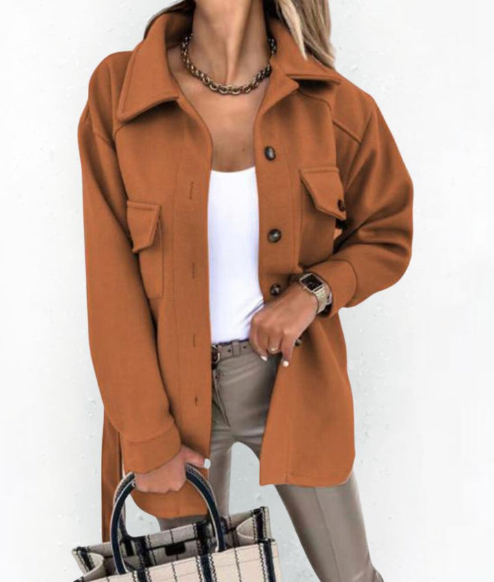 Levoire | Veste de printemps élégante Caramel