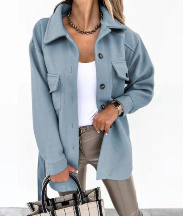 Levoire | Veste de printemps élégante Bleu clair