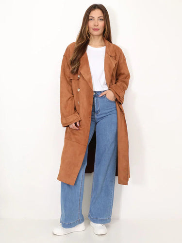 Levoire | Veste en cuir à manches longues Kaivos avec bouton