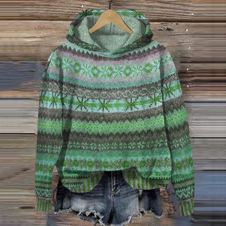 Levoire | Veste à Capuche Rétro Chaud Vert