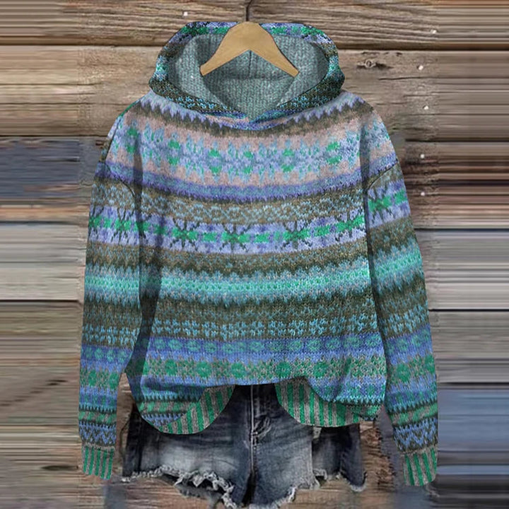 Levoire | Veste À Capuche Rétro Chaude Bleu