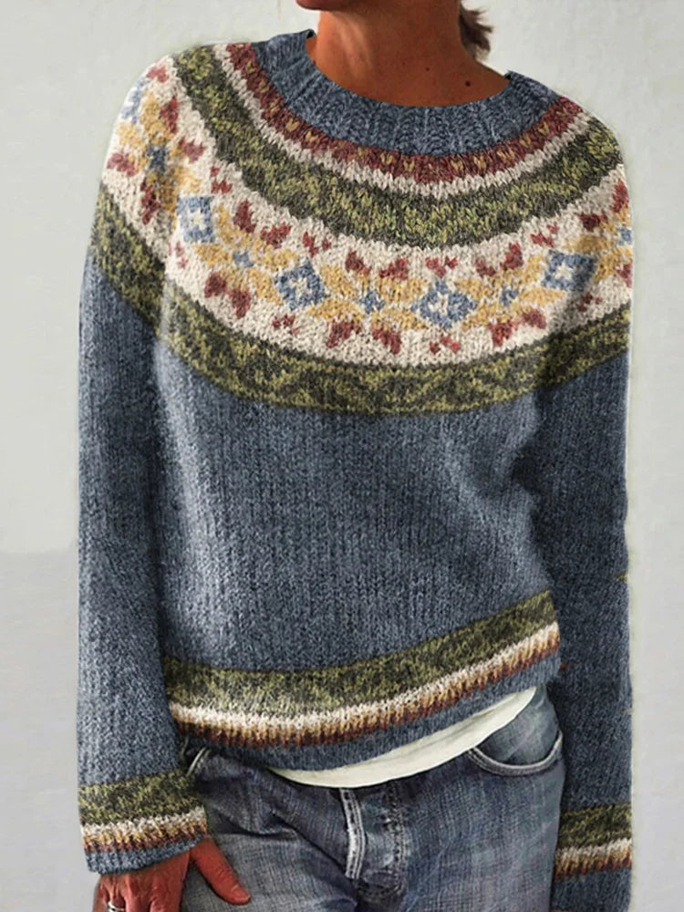 Levoire | Sélection de vin Sweat à col rond avec des obstacles de couleur