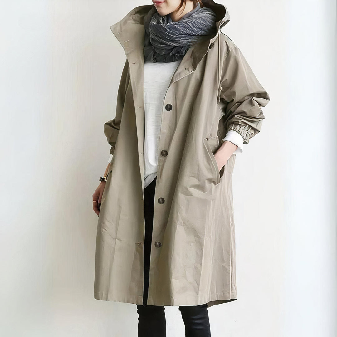 Levoire | Trench-Coat Résistant Au Vent Et À L'Eau Beige