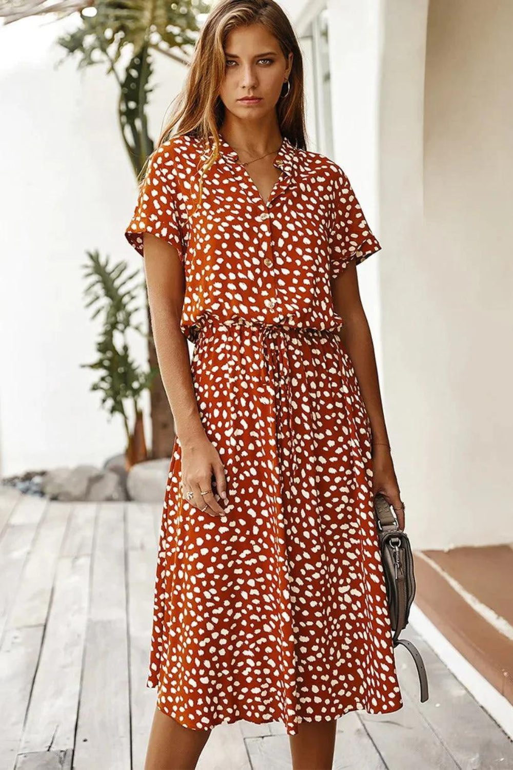 Levoire | Robe Inspirée Par Le Vintage Pour Le Style Rétro Rouge clair