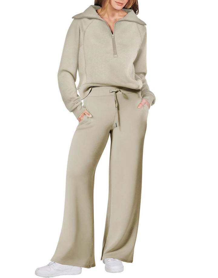 Levoire | Ensemble De Confort À 2 Pièces Pour Femmes Khaki (Vente rapide épuisée)