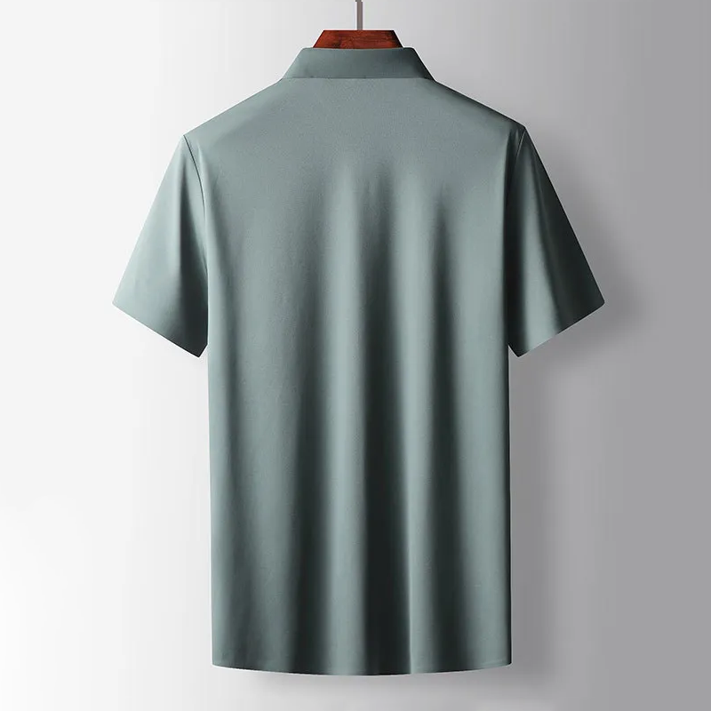 Levoire | Comfortable Short Sleeve Shirt With Button Placket