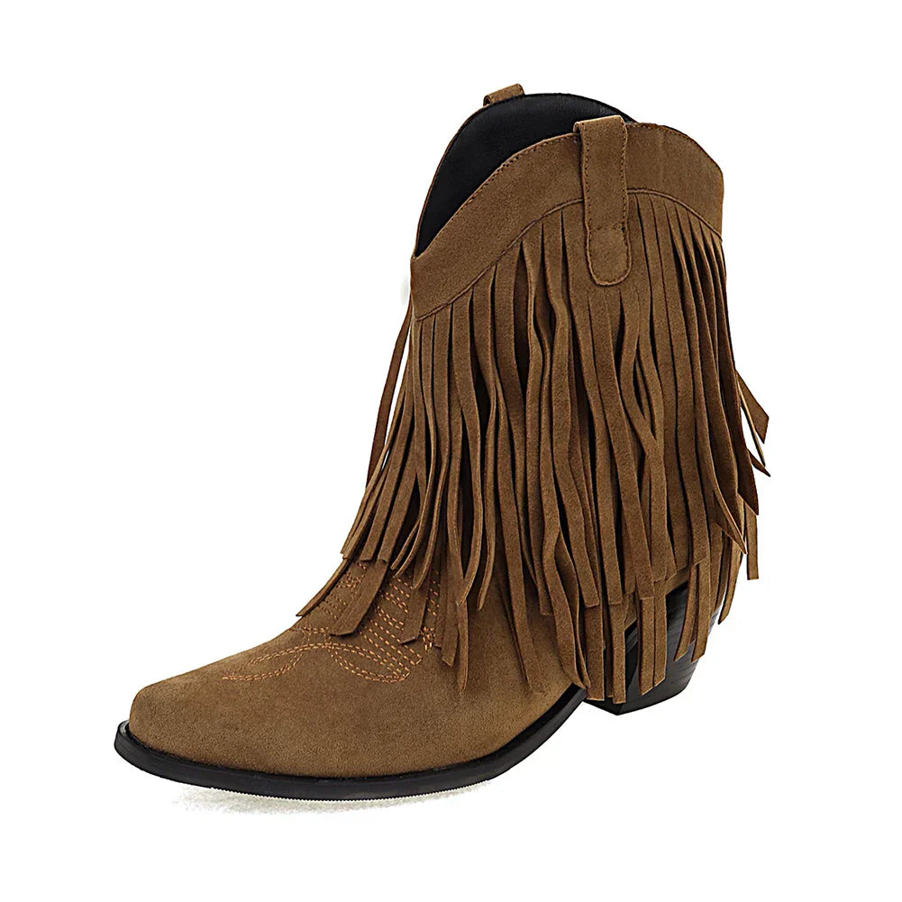 Levoire | Bottines Cowboy Avec Franges