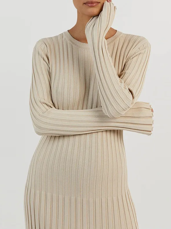 Levoire | Robe Maxi Tricotée Ajustée & Flatteuse