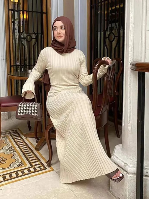 Levoire | Robe Maxi Tricotée Ajustée & Flatteuse
