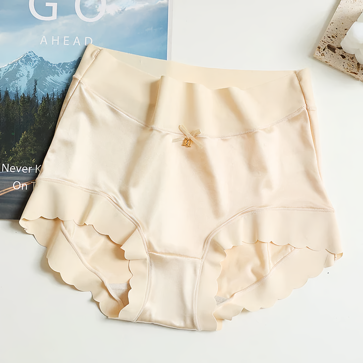 Levoire | Stuck Sous-Vêtements Satin De Soie Sans Couture Pour Femmes Beige (5 pièces)
