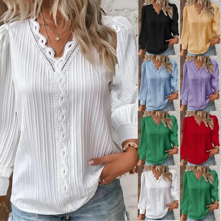 Levoire | Blouse Légère À Détails En Dentelle