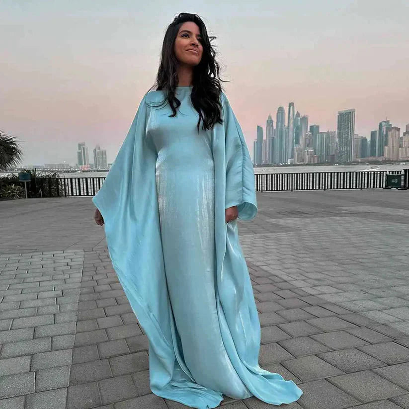 Levoire | Robe Maxi À Manches Chauve-Souris
