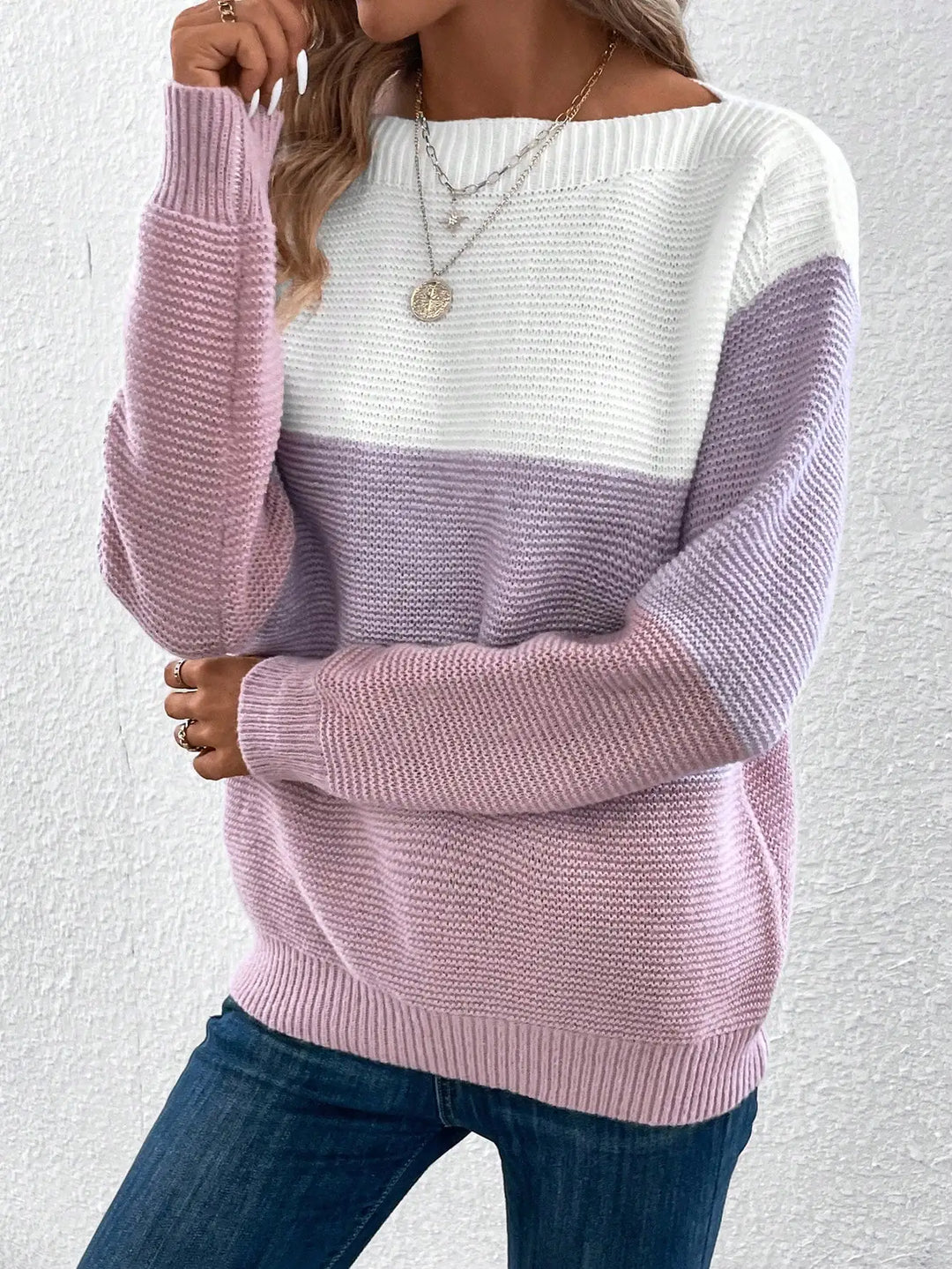 Levoire | Confortable Et Élégant Pull D'Hiver Lavande
