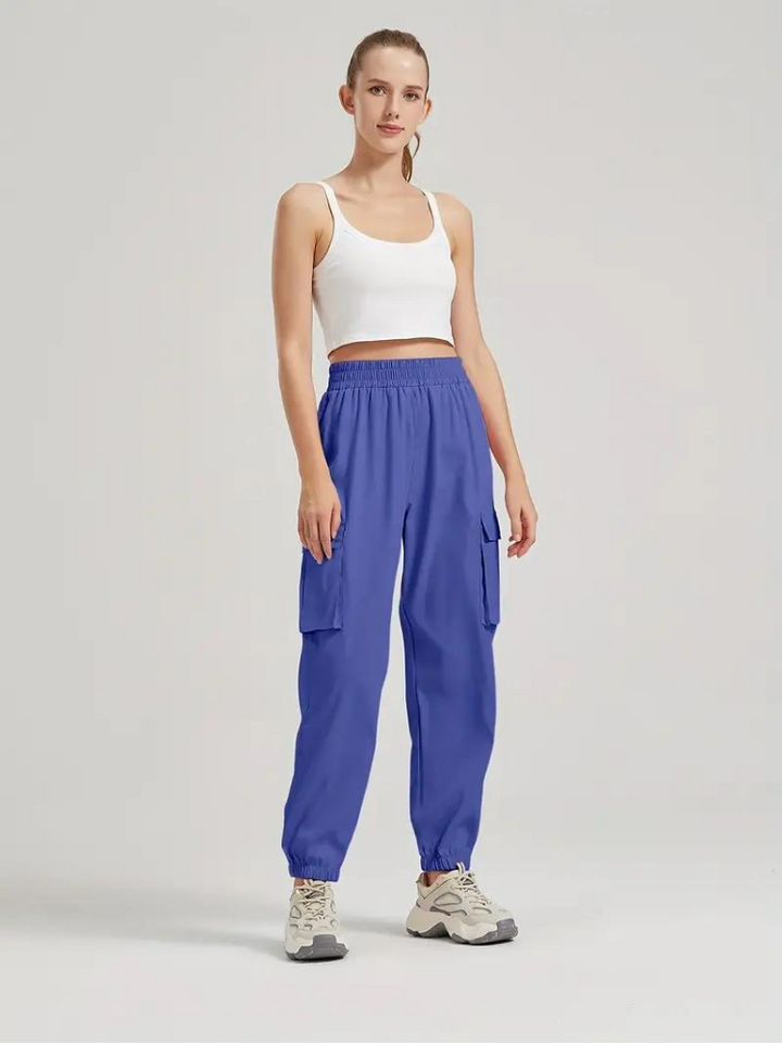 Levoire | Pantalon De Jogging Avec Haute Poche Cargo Bleu royal