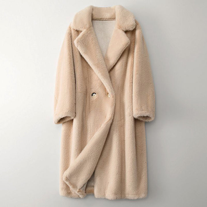 Levoire | Tekoteddy Manches Longues Chaud Veste Femme Beige