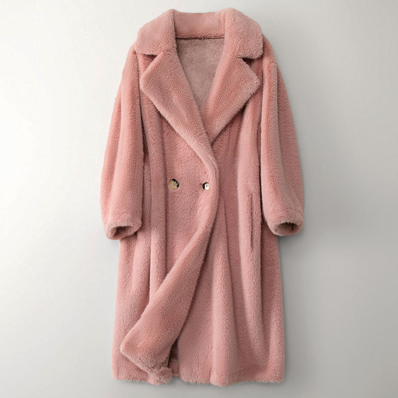 Levoire | Tekoteddy Manches Longues Chaud Veste Femme Rosa