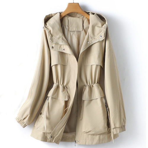 Levoire | Veste Trench Automne Capuche