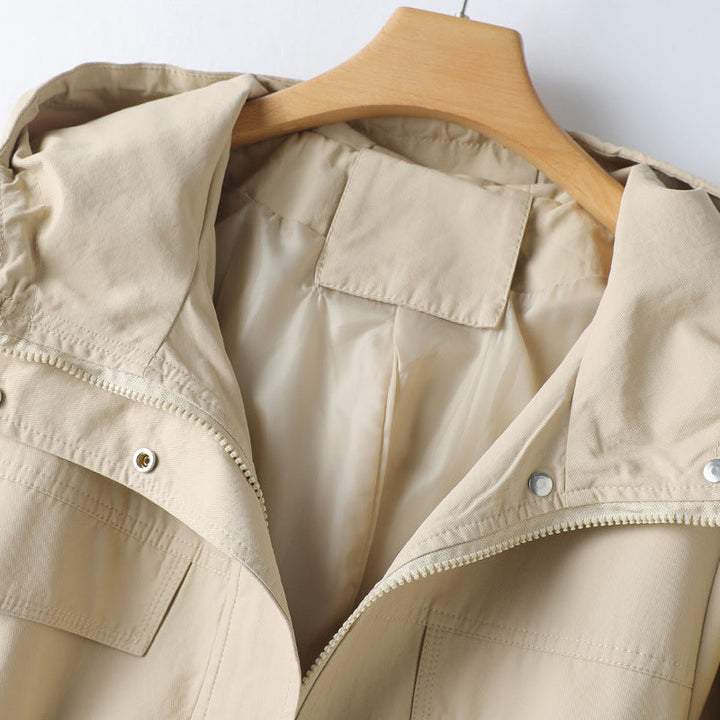 Levoire | Veste Trench Automne Capuche