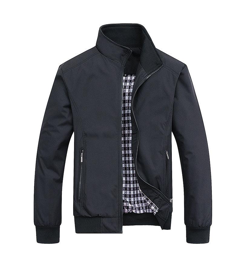 Levoire | Veste Zippée Avec Poches Pour Hommes Noir
