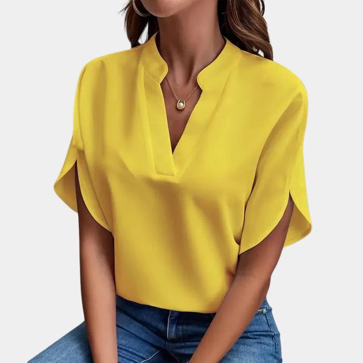 Levoire | Chemise D'Été Pour Femmes Jaune
