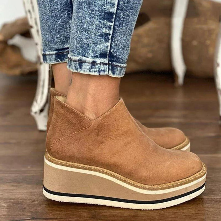 Levoire | Bottes en cuir avec fermeture éclair