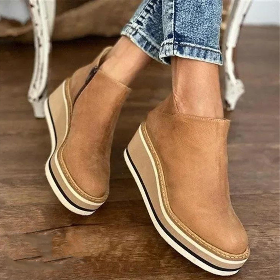 Levoire | Bottes en cuir avec fermeture éclair