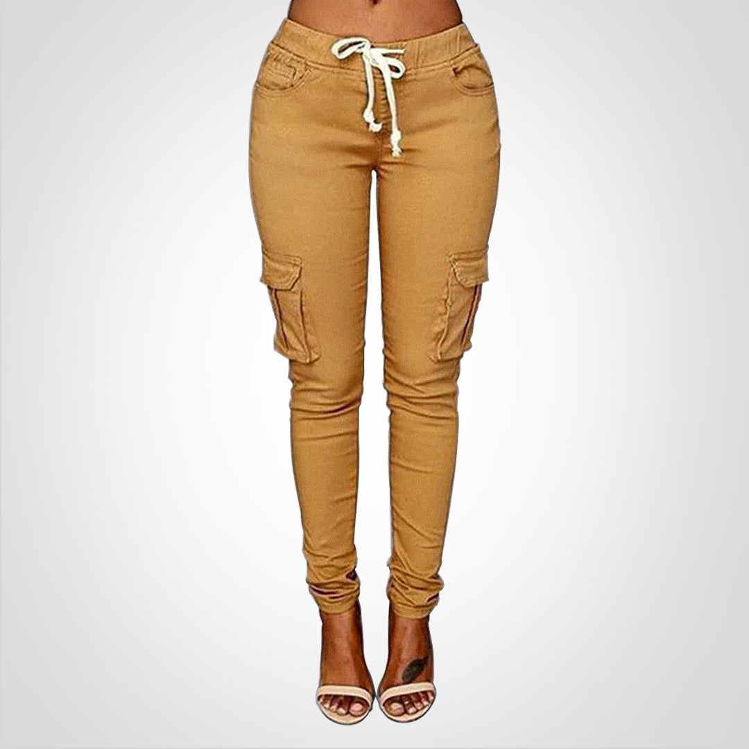 Levoire | Pantalons Ajustables À Élastique Khaki