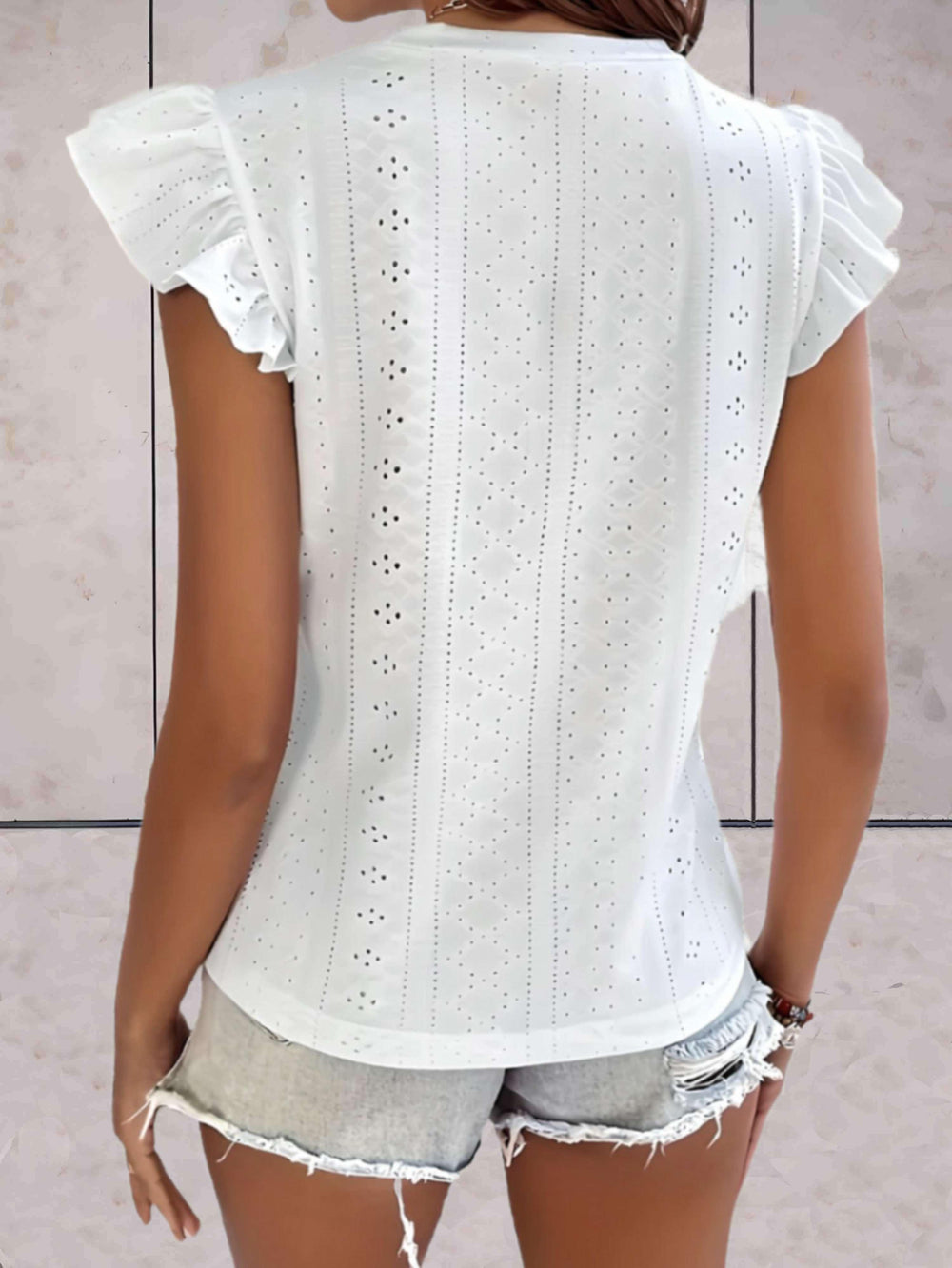 Levoire | Chemise De Loisirs À Volants Pour Femmes