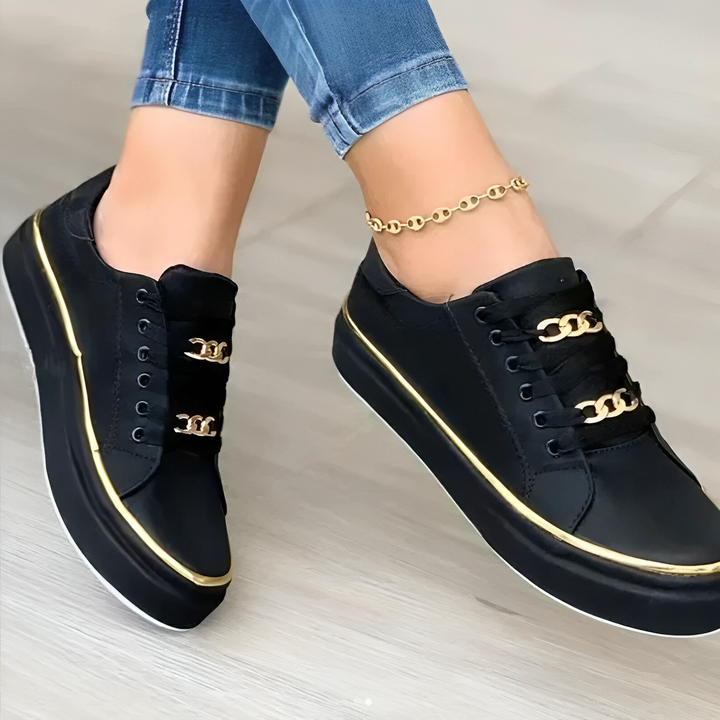 Levoire | Baskets Tendance Confortables Noir (Presque épuisé)