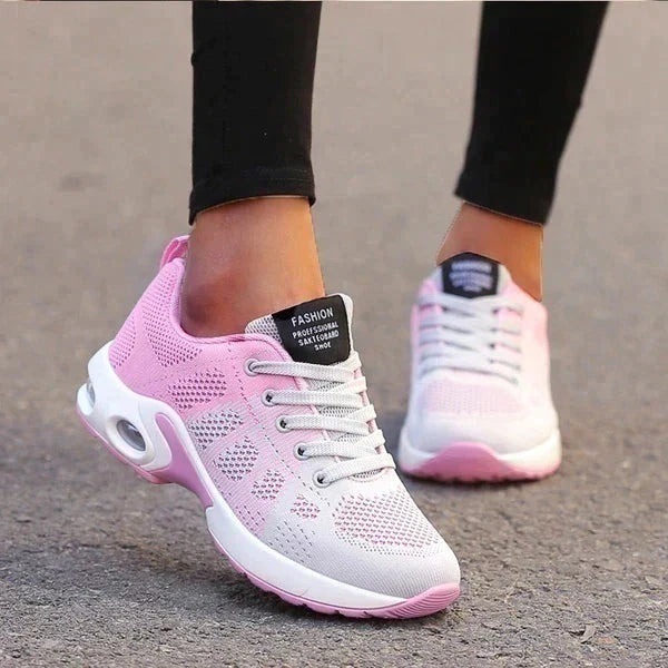 Levoire | Chaussures De Randonnée Orthopédiques Pour Femmes Rose Blanc