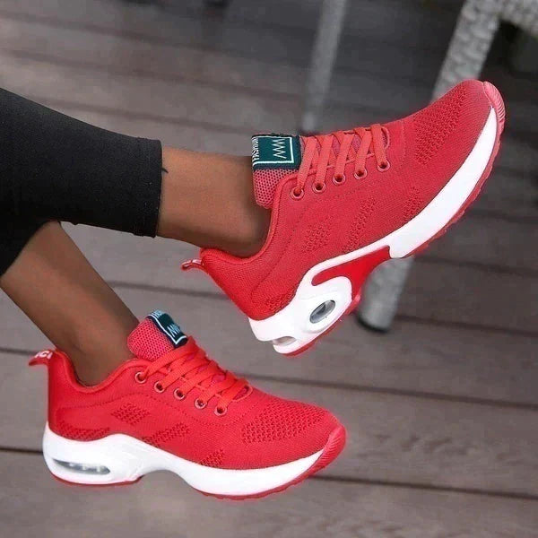 Levoire | Chaussures De Randonnée Orthopédiques Pour Femmes Rouge
