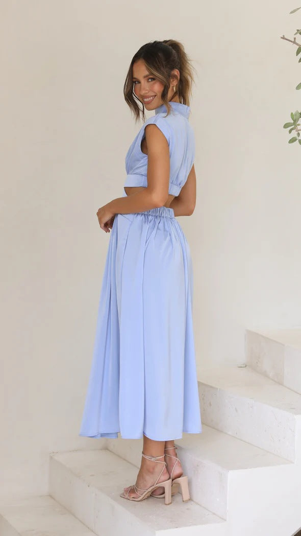Levoire | Robe Maxi Élégante Haute Robe Maxi Pour Toutes Les Occasions
