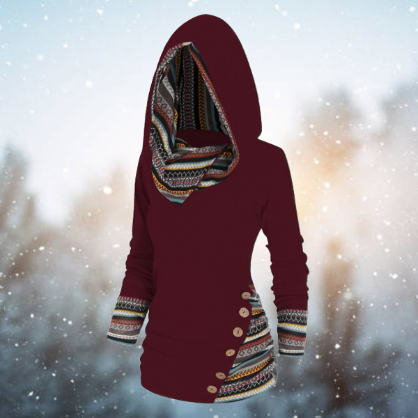 Levoire | Tribal Sweat Capuche Rot