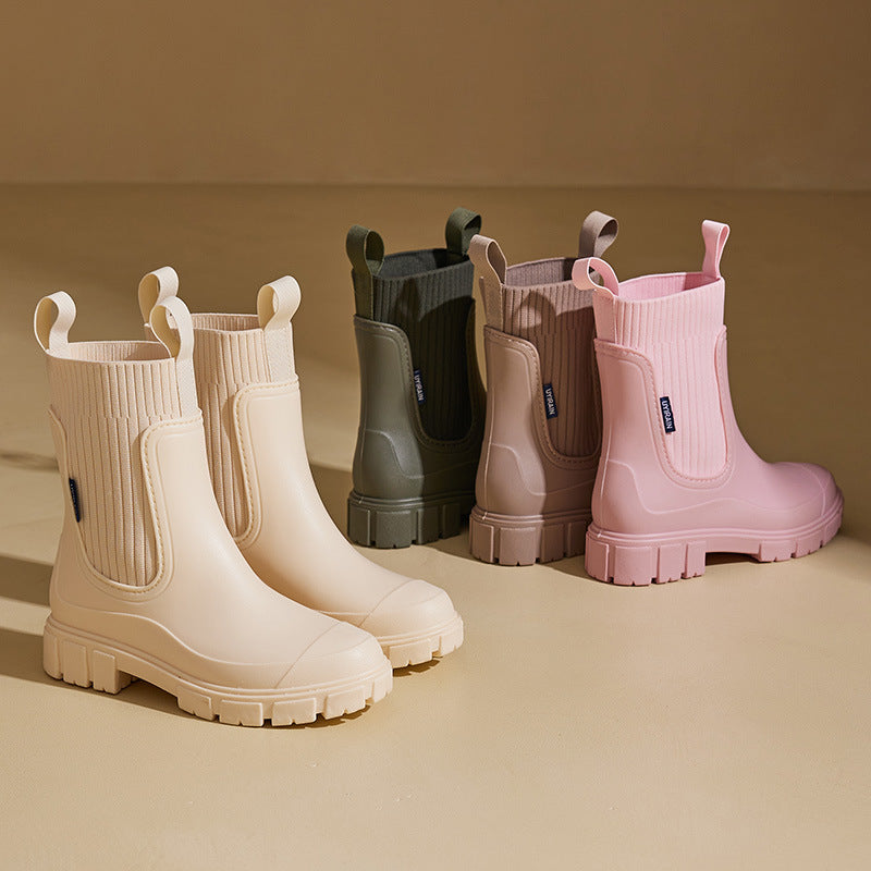 Levoire | Bottes Chaudes Et Élégantes Arc-En-Ciel