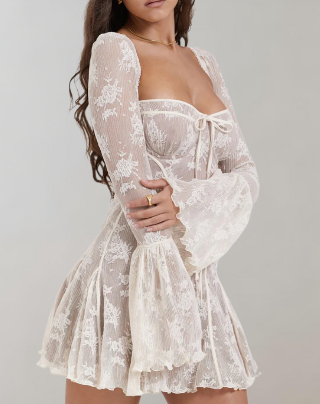 Levoire | Récolte De Vin Haut Robe Corset Avec Une Tête De Véhicule