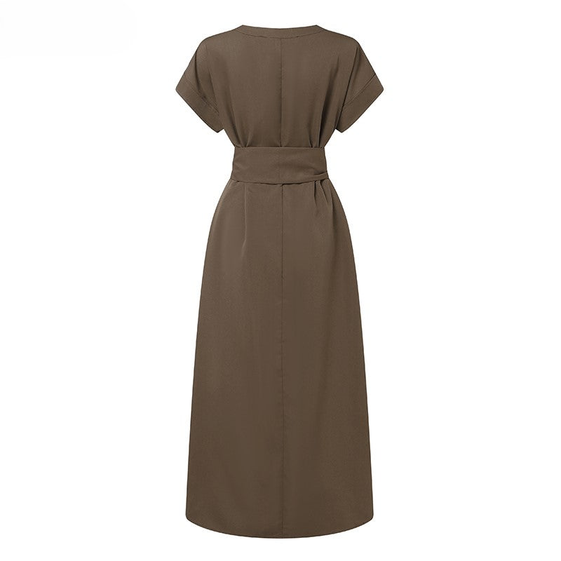 Levoire | Robe Maxi Élégante Avec Ceinture