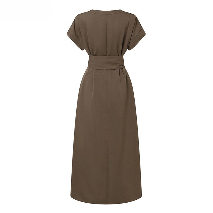 Levoire | Robe Maxi Élégante Avec Ceinture