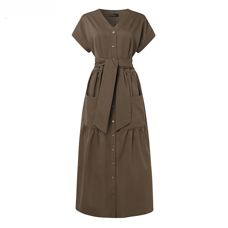 Levoire | Robe Maxi Élégante Avec Ceinture