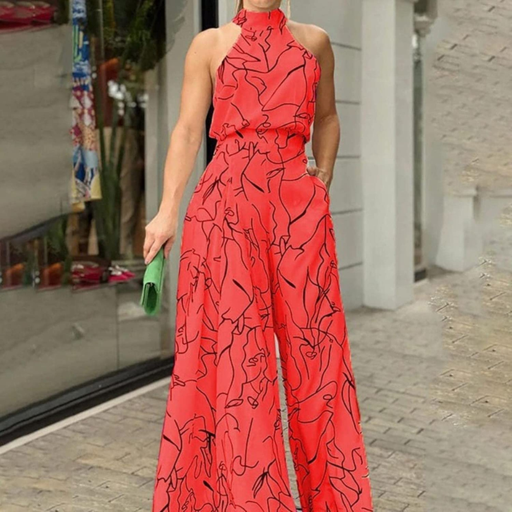 Levoire | Robe Ceinturée Sans Manches Femme Rot