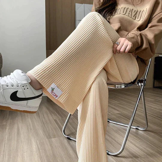 Levoire | Pantalon Côtelé Beige