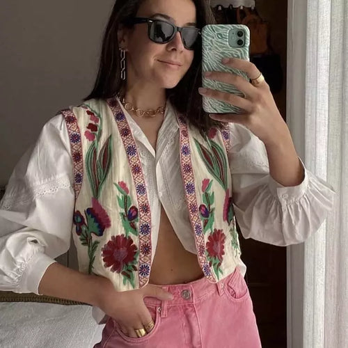 Levoire | Gilet fleuri