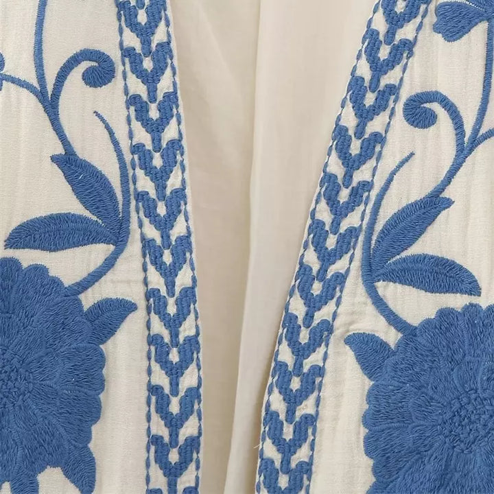 Levoire | Gilet À Fleurs Brodé