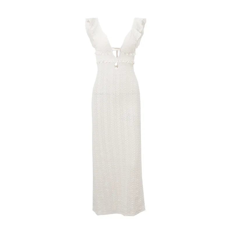 Levoire | Robe À Bulles Transparente Abricot
